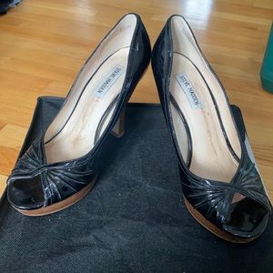 Steve Madden Black Peep Toe Sandals